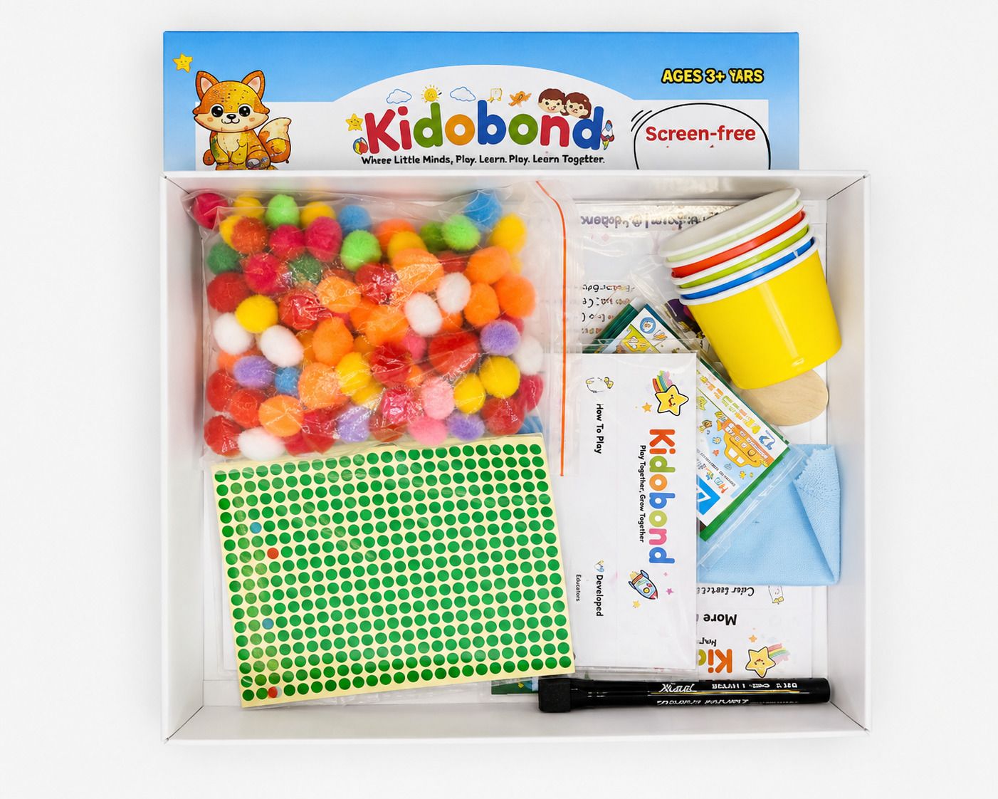 kidobond 3-in-1 Preschool Learning Activity Box-picture-13