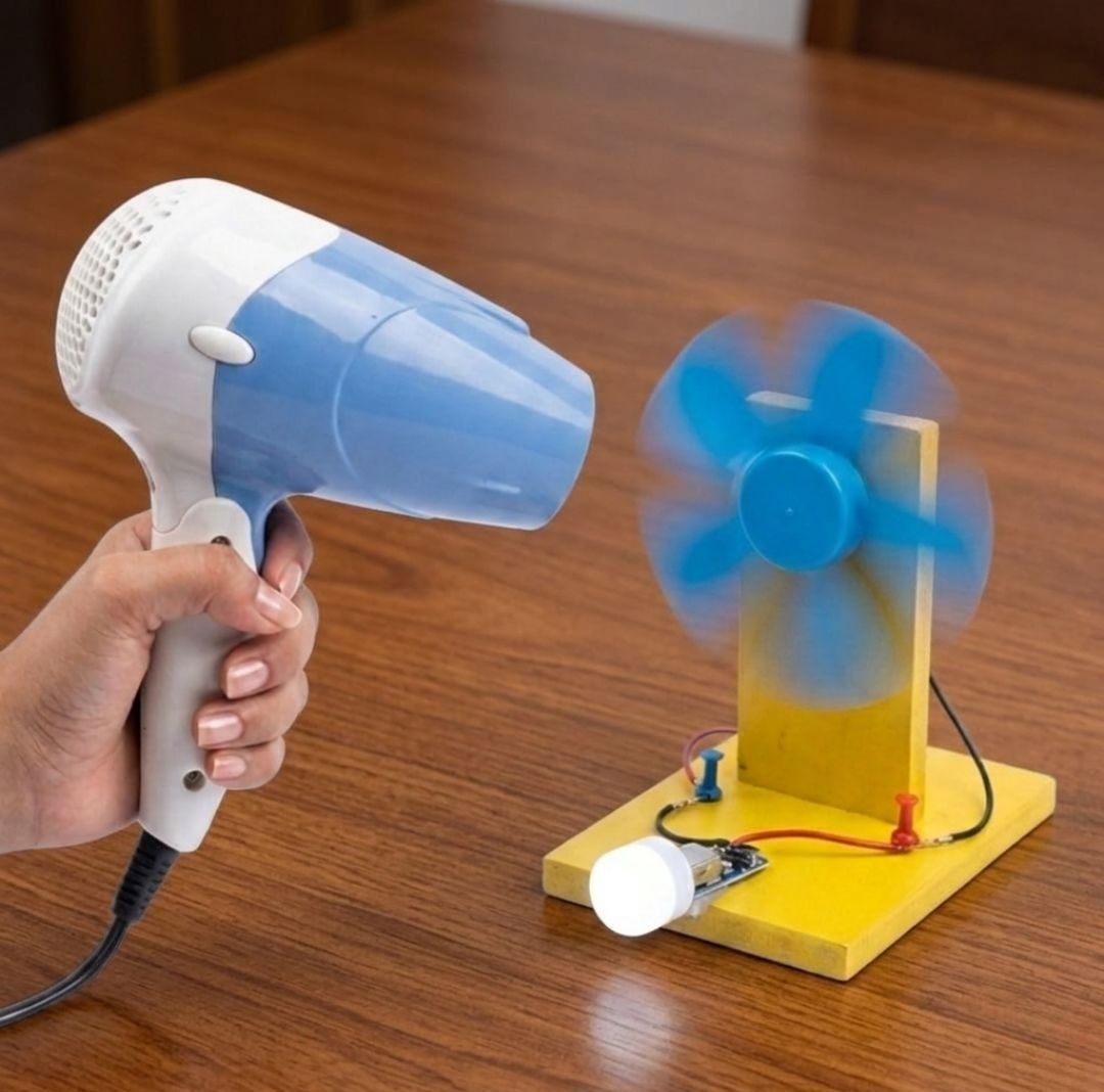 erhindia DIY Wind Mill School Science Project Kit STEM Physics Learning Model-picture-13