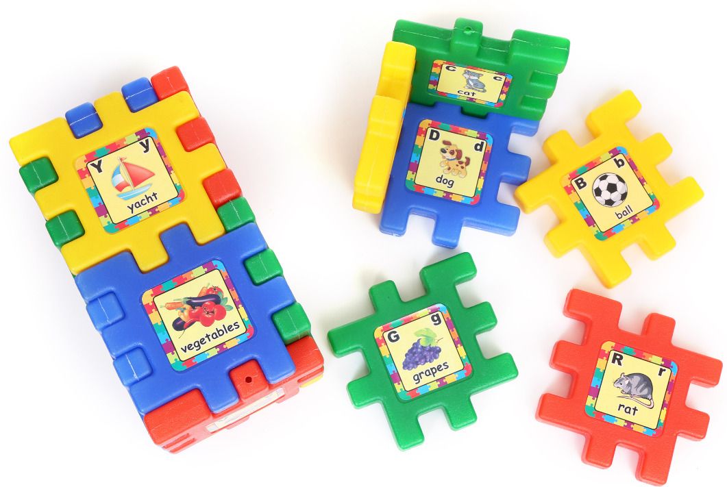 speedfox Blocks Set for Kids | Educational Word Learning Toy | Blocks for Boys & Girls-picture-16
