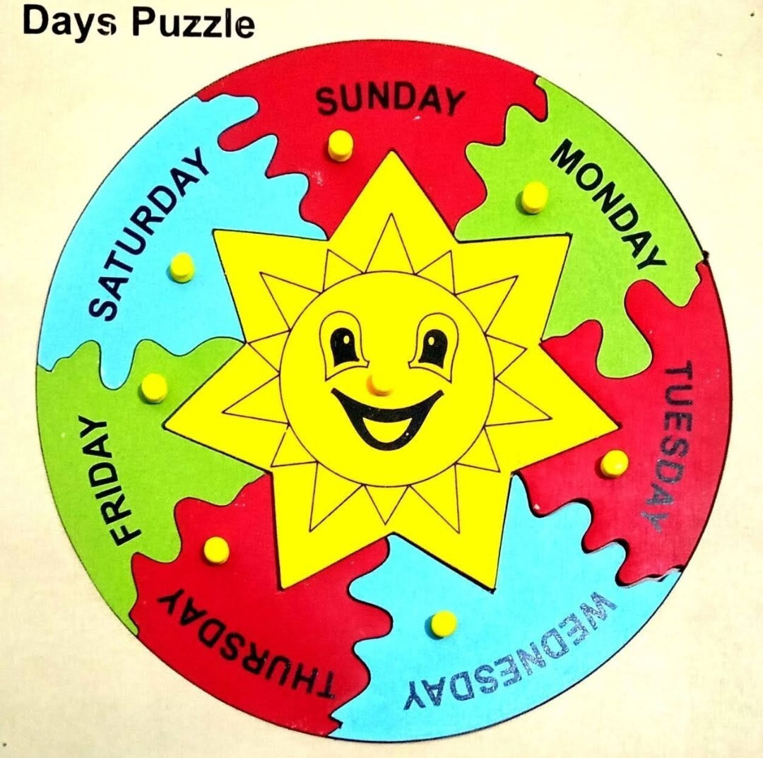fireflies Day Puzzle With Knob Toy For kids Learning toy image 1