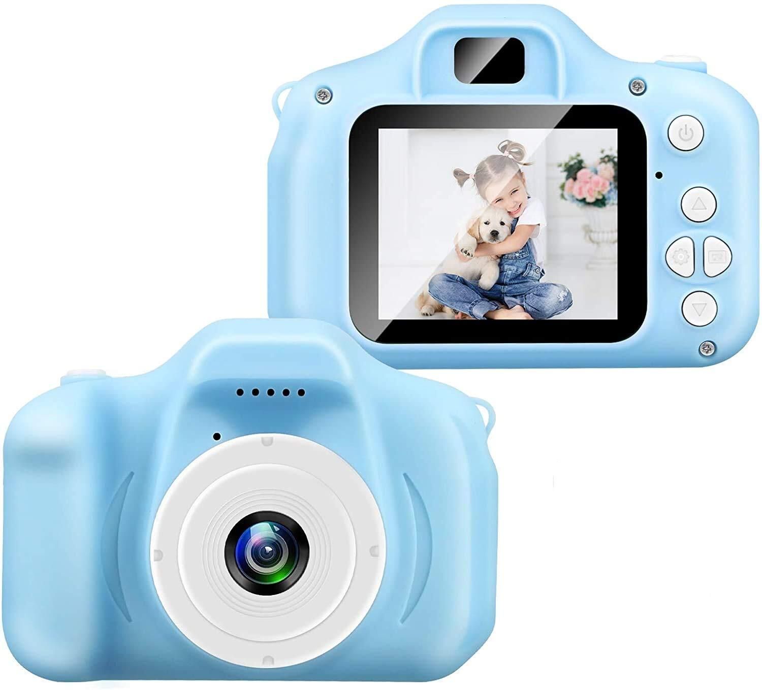 VeeDee Kids Camera Blue Digital Compact Camera (Designed in SLR Style for Kids) Point & Shoot Camera