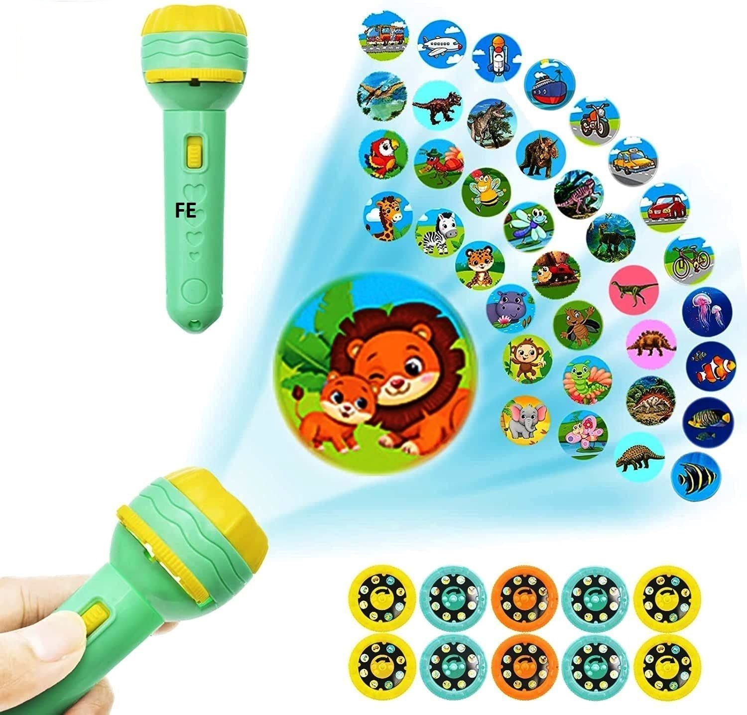 Projector light Torch Kids Story Toy for Toddlers Mini 3 Slides 24 TBZ003-image-14