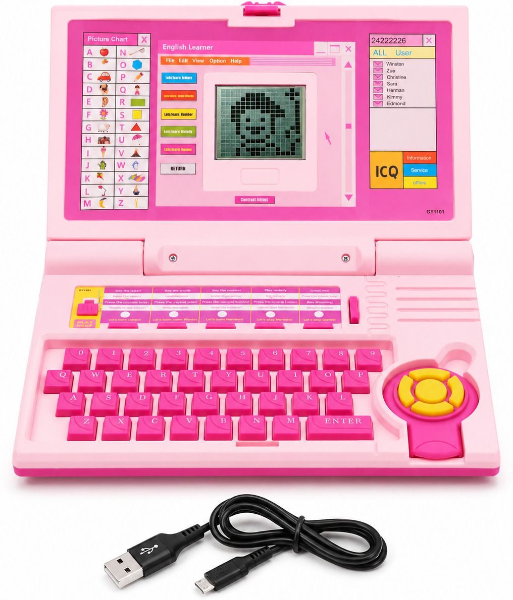 Kids Learning Laptop Toy – Educational Computer with ABC, Numbers and Music-image-49