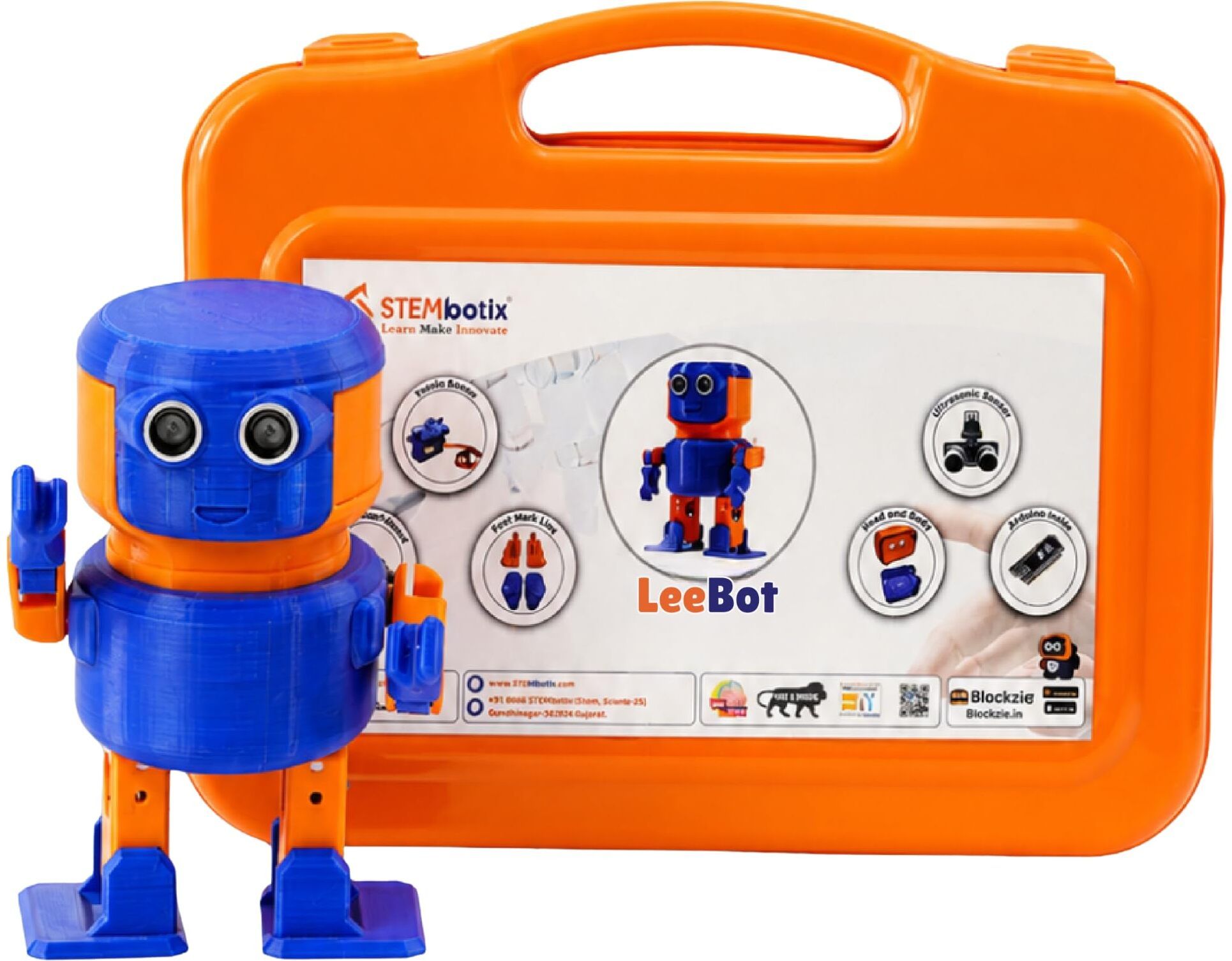 LeeBot Robotics Kit for Kids | DIY Walking Robot STEM Coding Kit-image-39