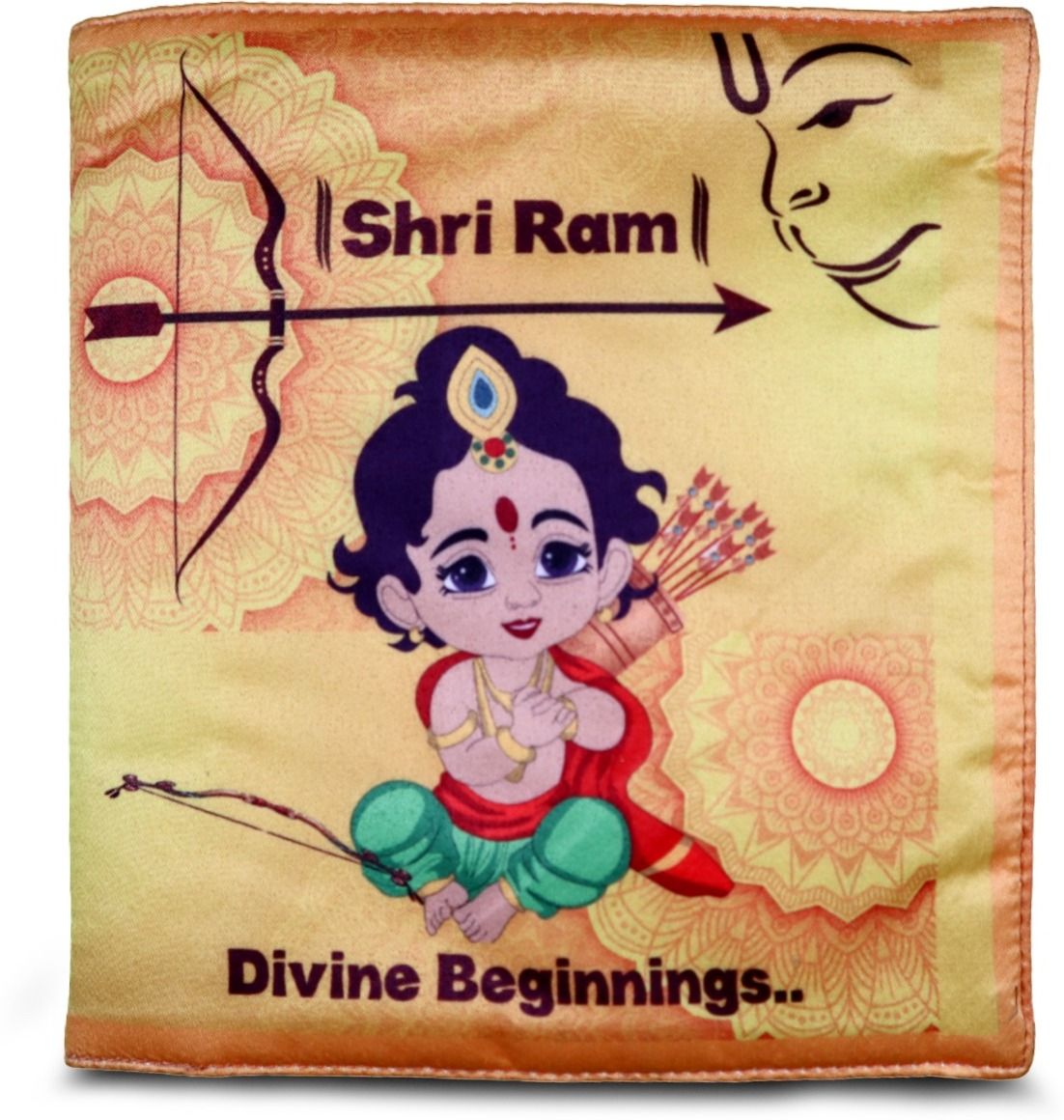 Divine Beginnings -Shri Ram Fabric Book - English-image-2