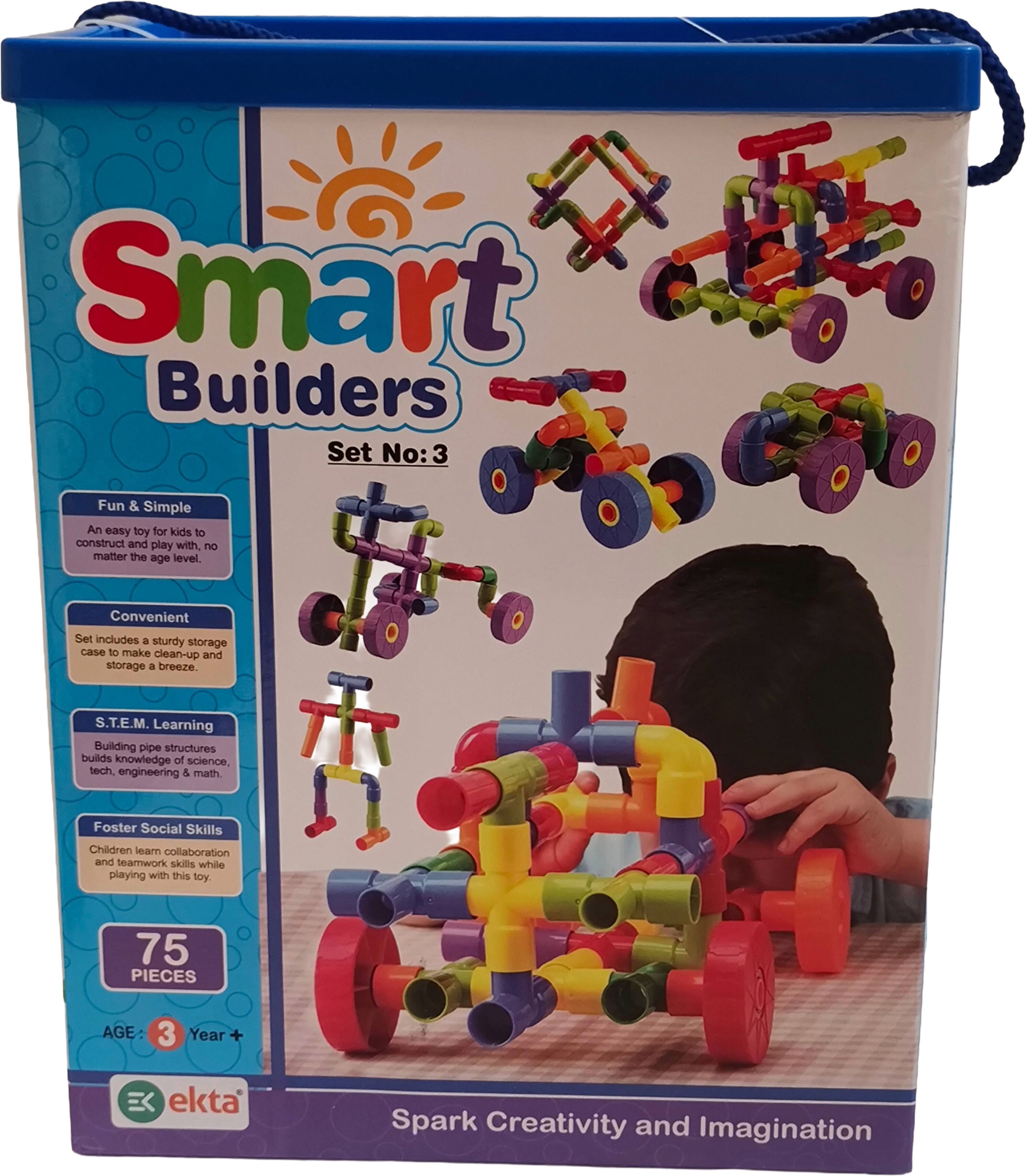 gleam&gift Smart Builders Pipe Construction Block Set-picture-14