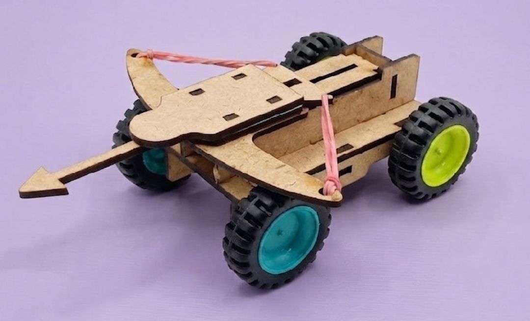 erhindia DIY Siege Machine Arrow Catapult Launcher Science Project STEM Working Model Kit-picture-46