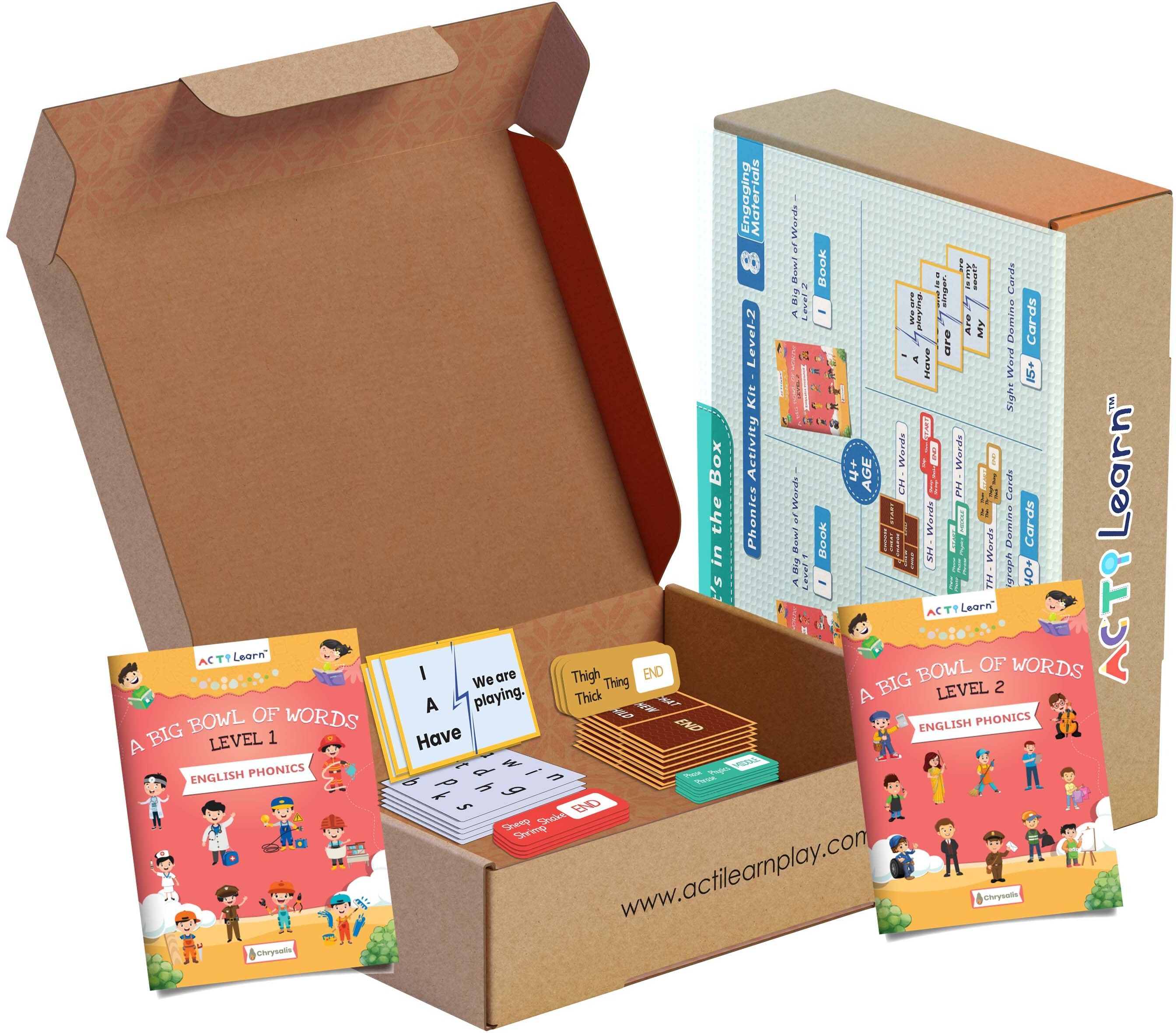 actilearn Phonics Activity Kit for Kids – Blends, Digraphs, Diphthongs & Reading Book-picture-10