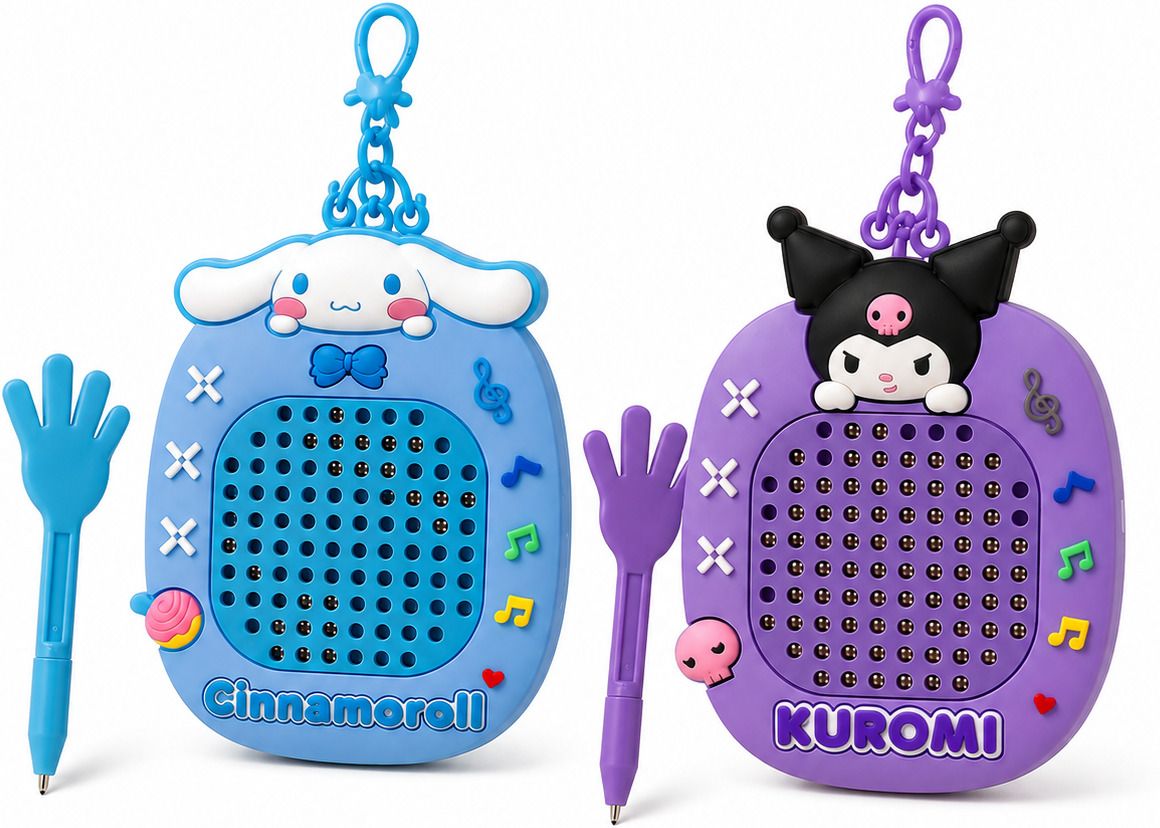 bigfolk Cluttch Play 2 in 1 Magnetic Draw Pad Keychain with Ball Maze Pack of 2-picture-32