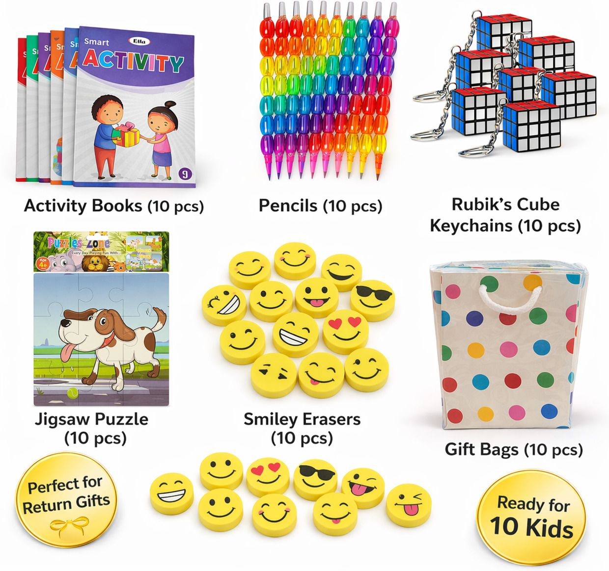Mini Genius Pack Kids Return Gift Combo for 10 – Fun & Learning Set-image-16