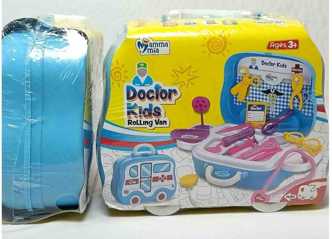 firstchoice Doctor Kids Rolling Van | Lightweight Portable Plastic Suitcase Kit for Kids-picture-24