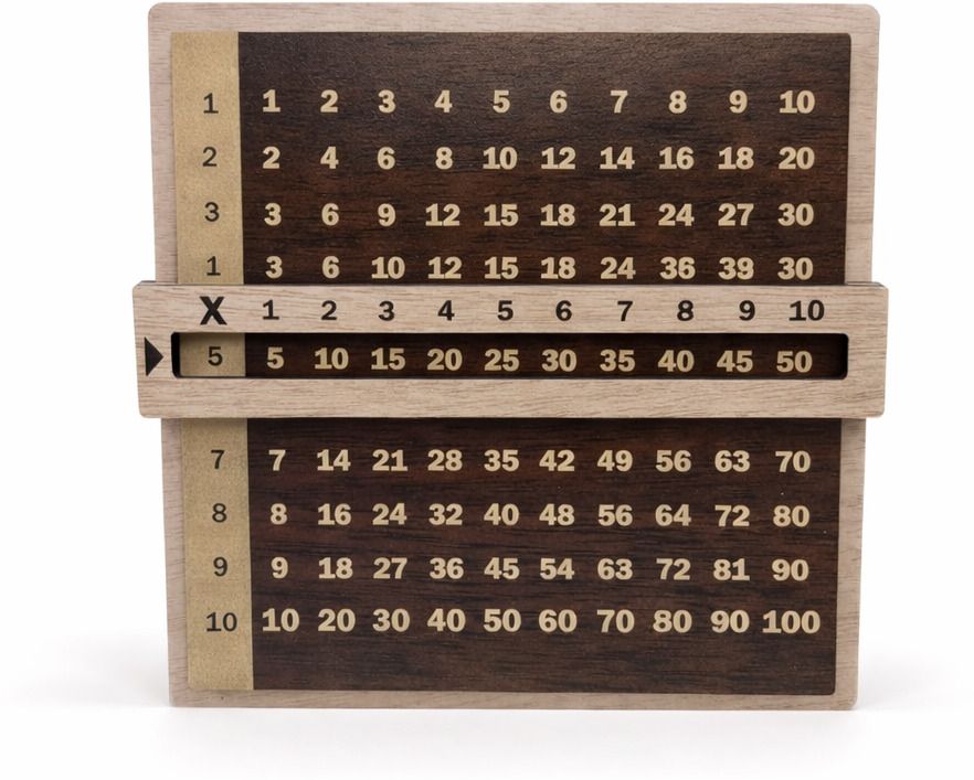 woodheart Wooden Multiplication Table Learning Board with Slider-picture-13