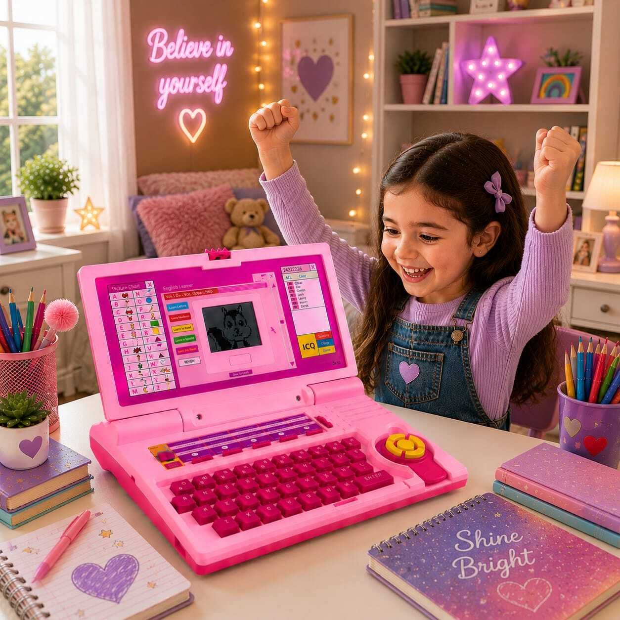 tiny tales Smart Educational ABC and 123(IND*04) Kids Laptop-picture-40