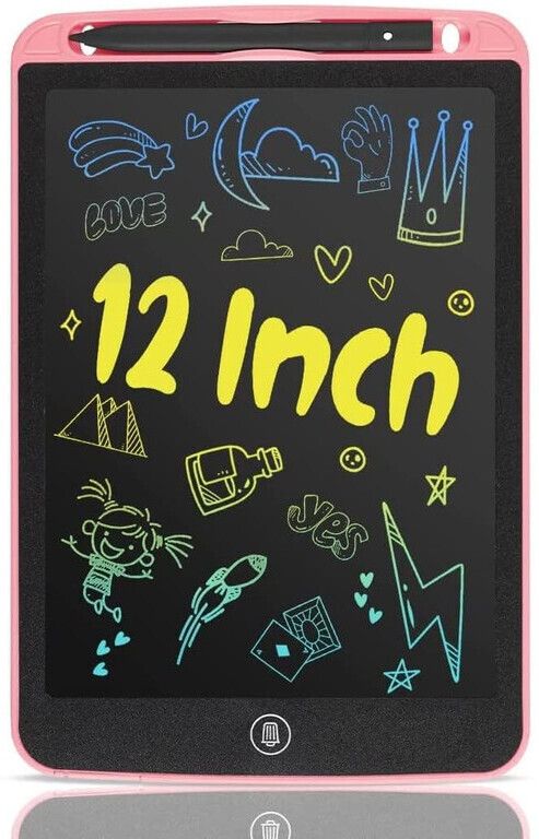 toyporium LCD Writing Tablet 12 Inch Reusable E-Note Pad Best Gift for Kids Boys Girls-2-picture-39