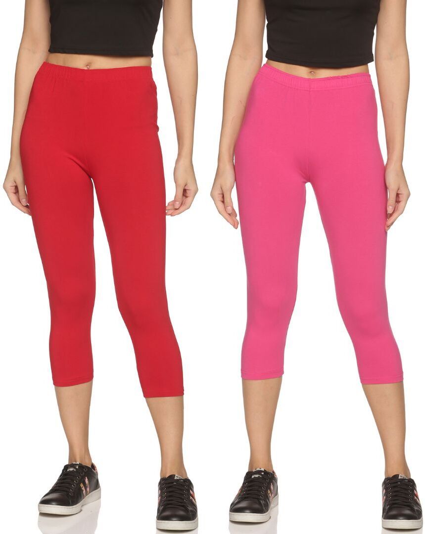 Outflits ladies Leggings Capri Combo Pack Women Multicolor Capri-picture-8