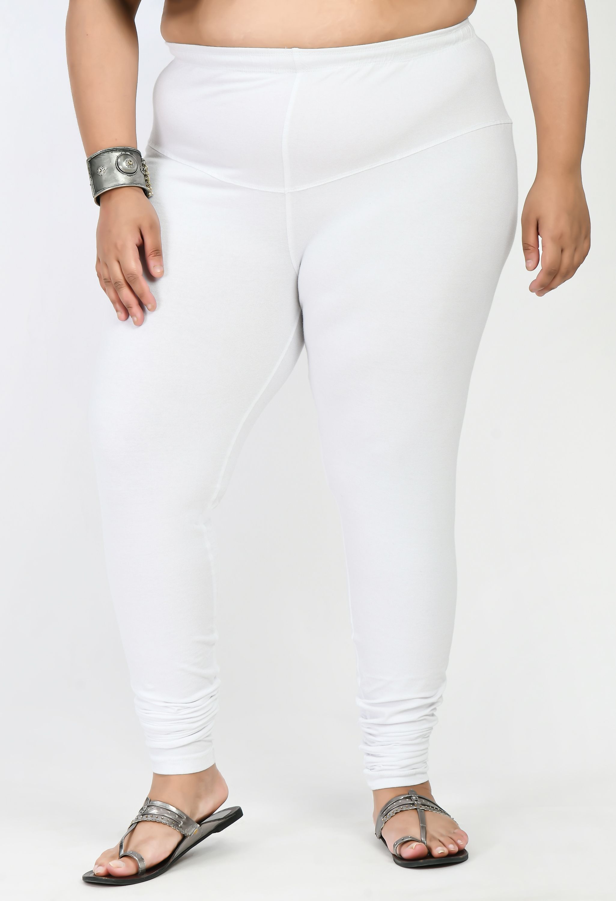 Cotton Lycra Blend Women Churidar-image-42