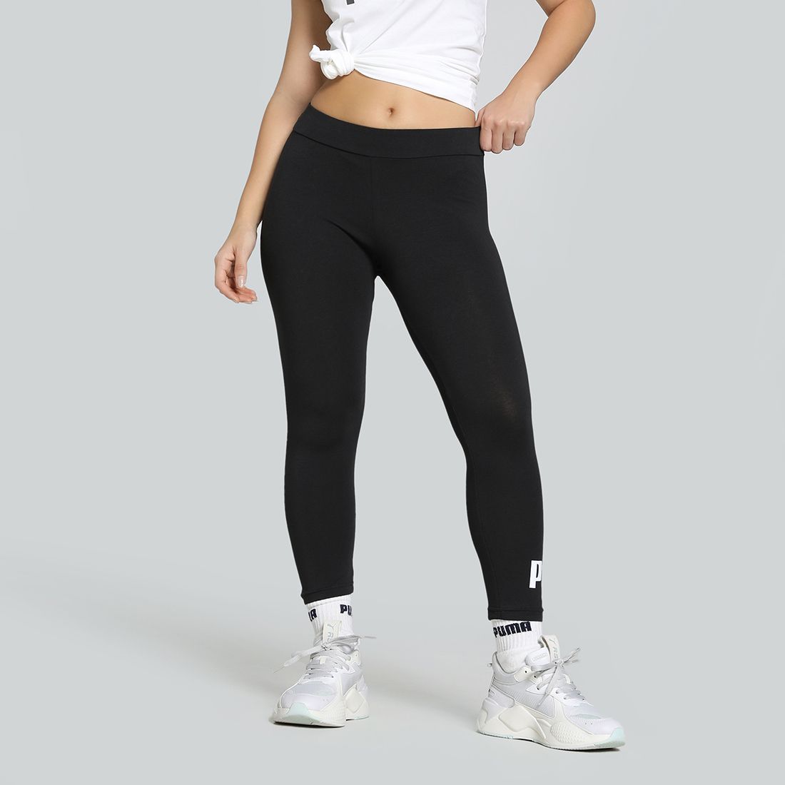 puma Solid Women Black Tights-picture-22