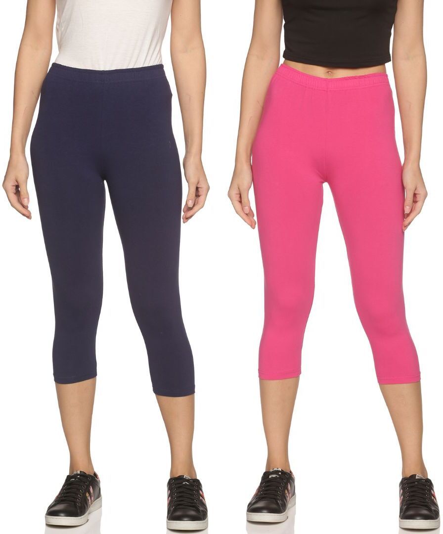 Outflits ladies Leggings Capri Combo Pack Women Multicolor Capri-picture-7