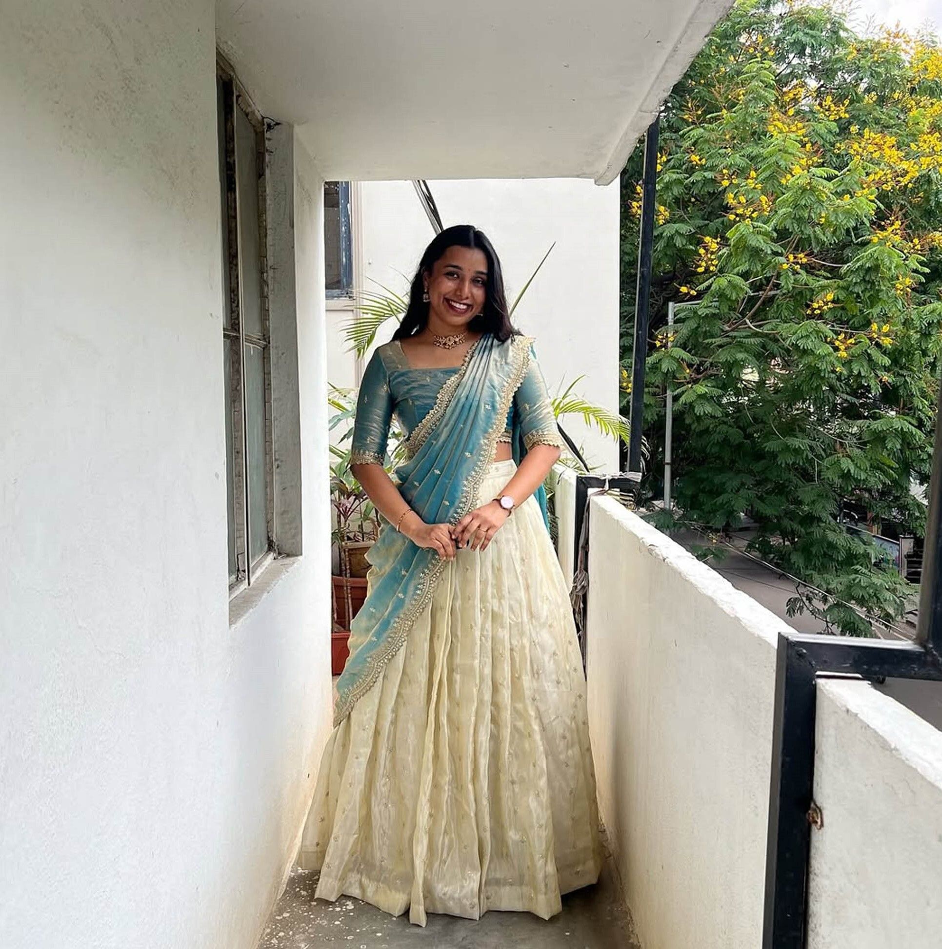 fabcartz Embroidered Semi Stitched Lehenga Choli-picture-20