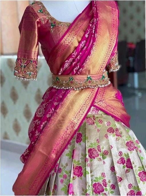 granth maniafab Self Design Semi Stitched Lehenga Choli-picture-28