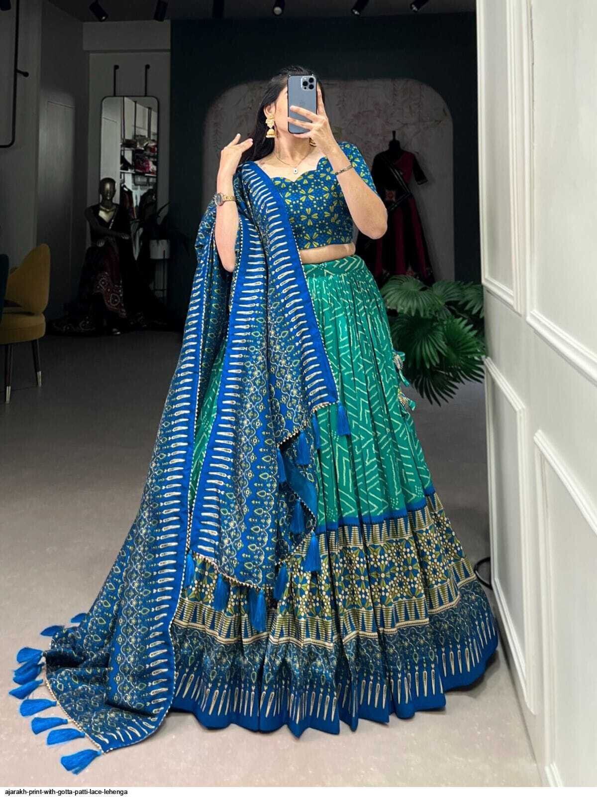 radhvi biz Self Design Semi Stitched Lehenga Choli-picture-11