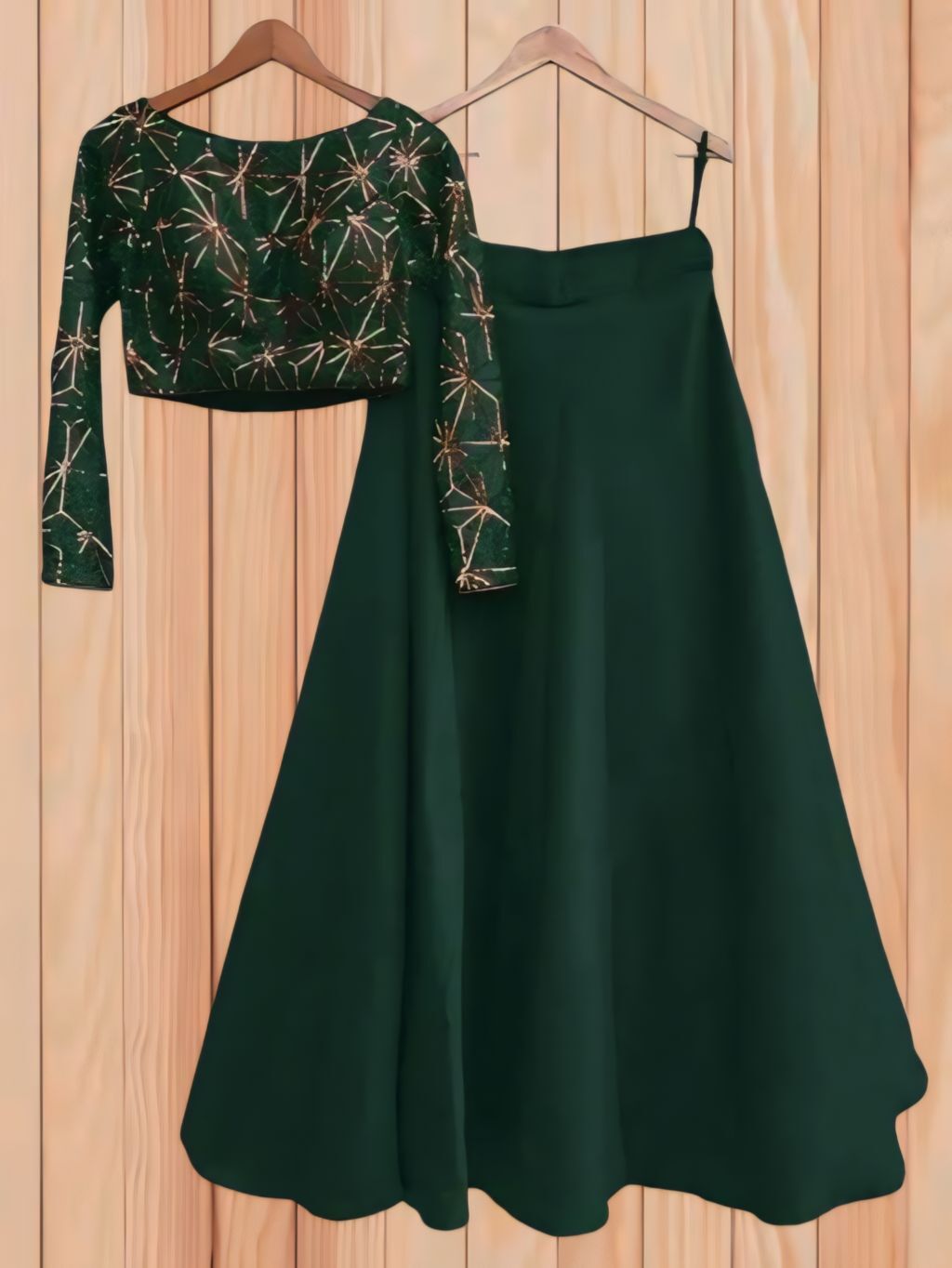 lazyandcrazy shop Solid Semi Stitched Lehenga Choli-picture-11