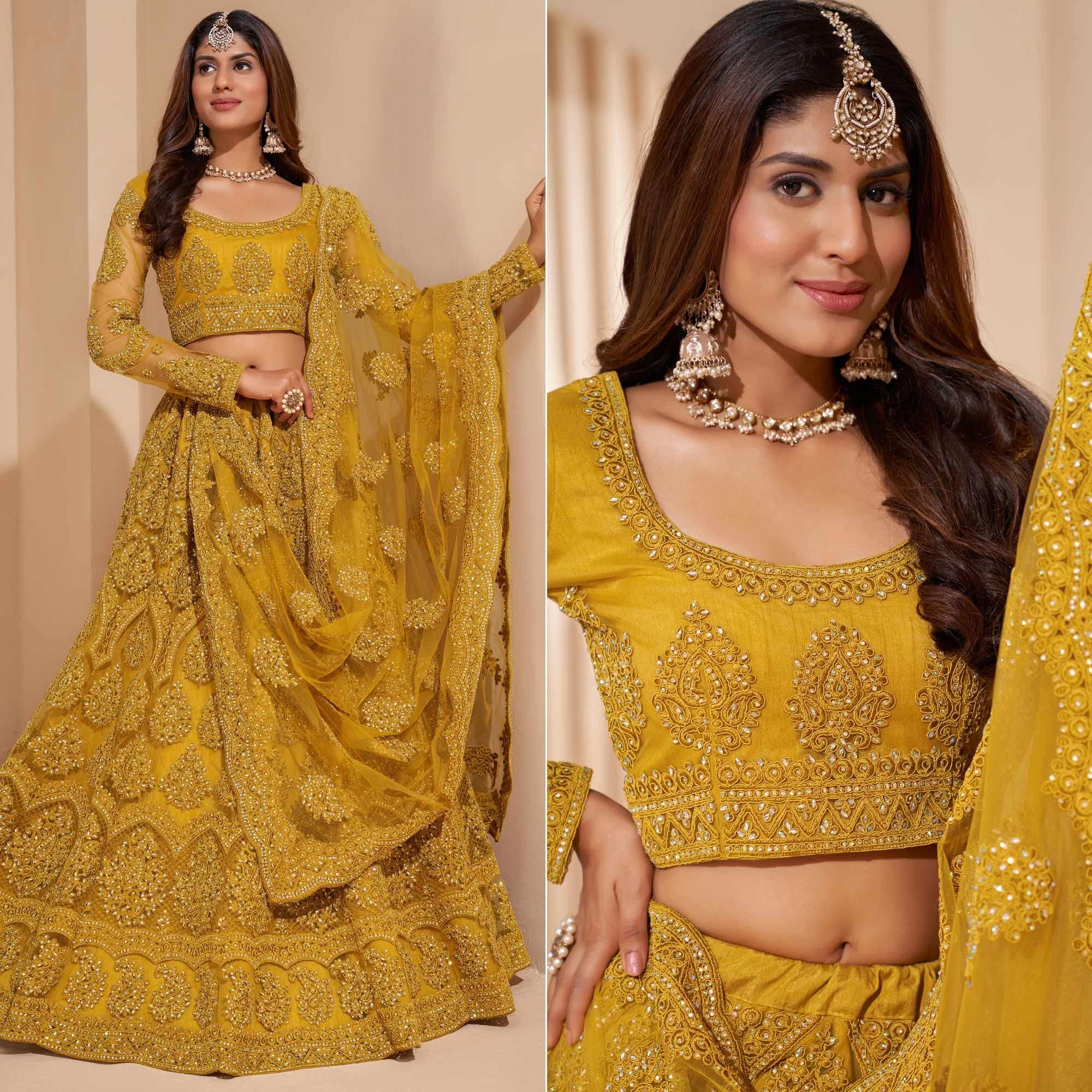 udbhav export Embroidered Semi Stitched Lehenga Choli-picture-22