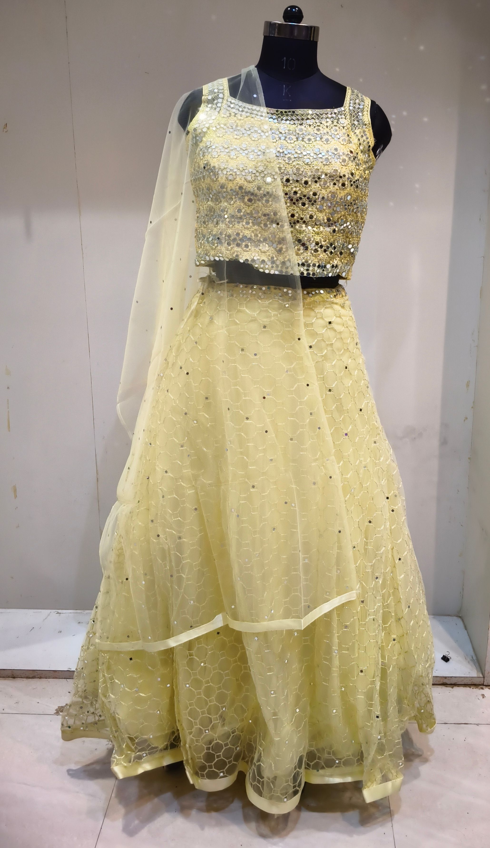 Embroidered Stitched Lehenga Choli-image-45