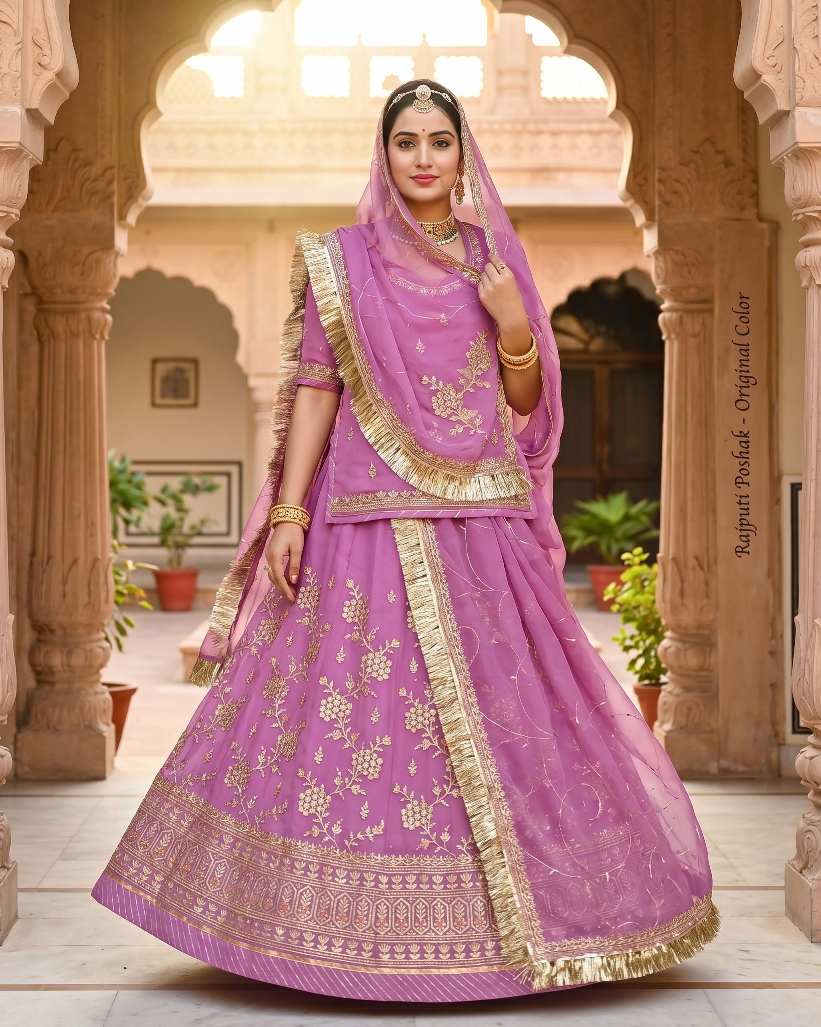 mantushti Embroidered Semi Stitched Rajputi Poshak-picture-31