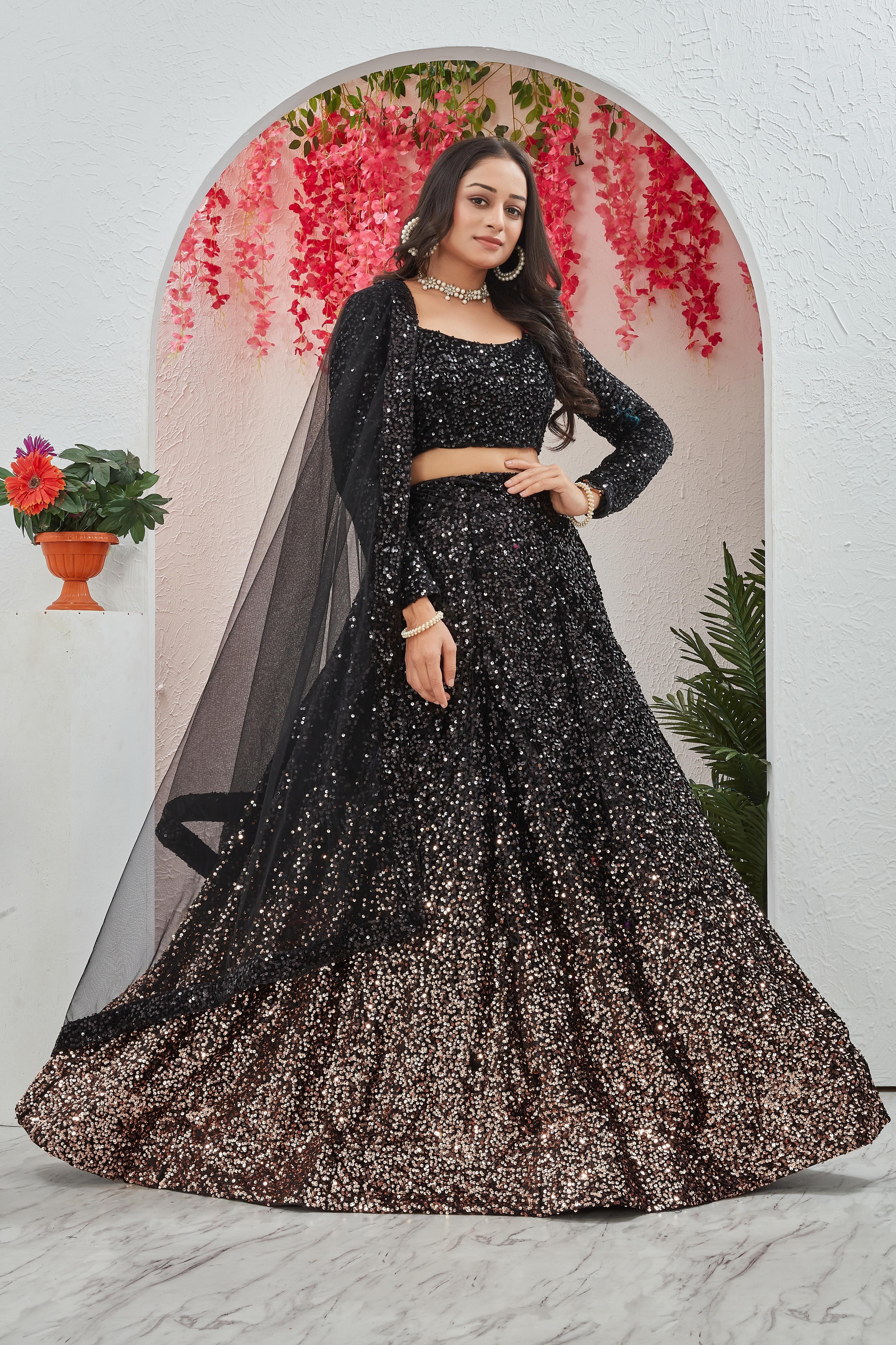 kfkd Embroidered Semi Stitched Lehenga Choli-picture-2