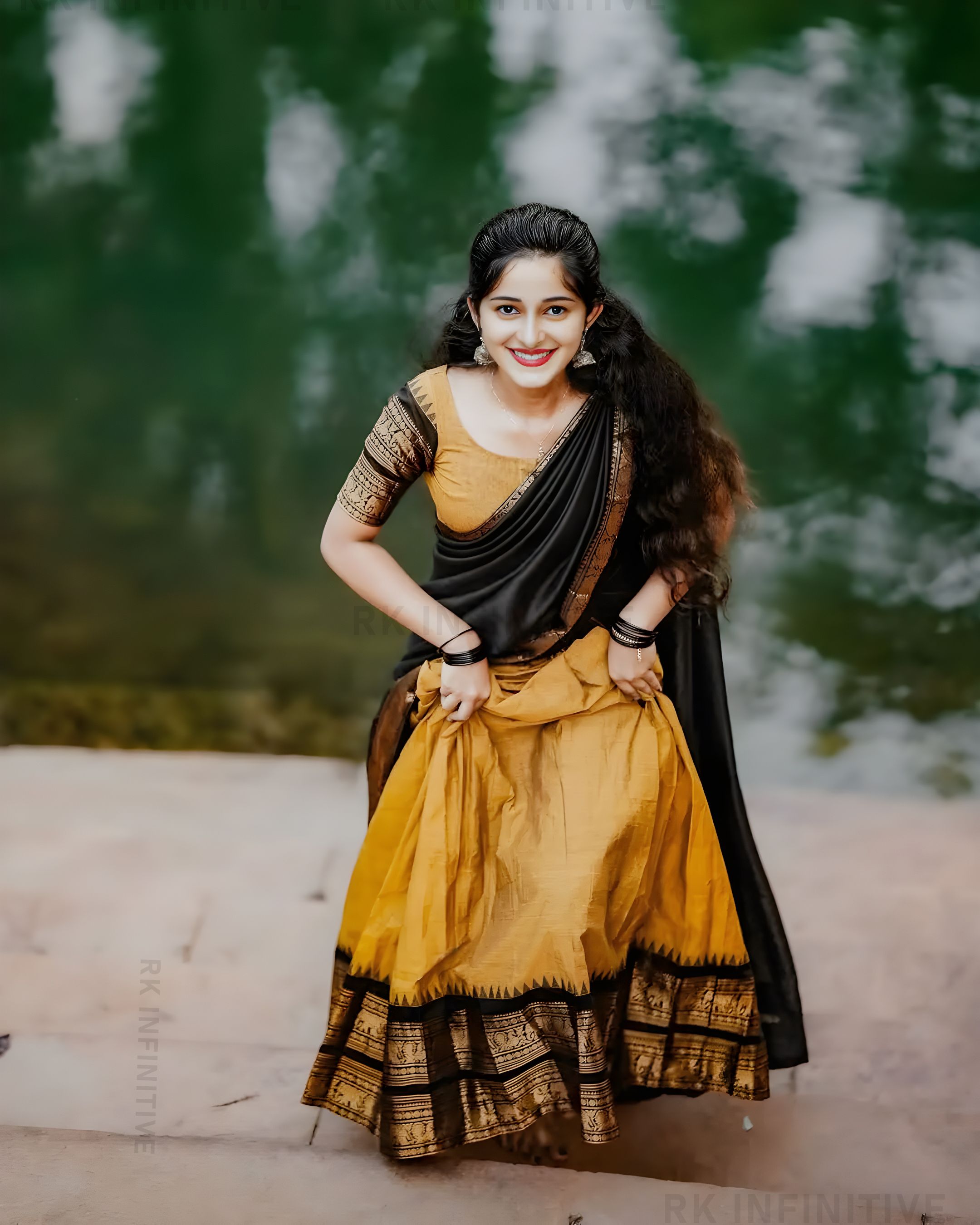 pavitraa sarees Solid Semi Stitched Lehenga Choli-picture-30