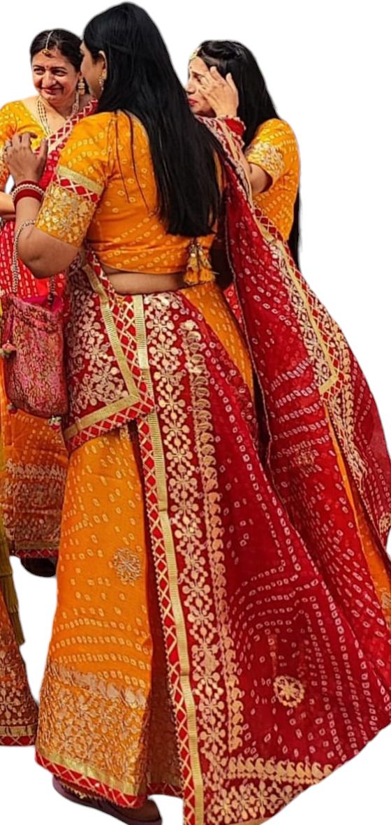 vasant Bandhani Semi Stitched Lehenga Choli-picture-14