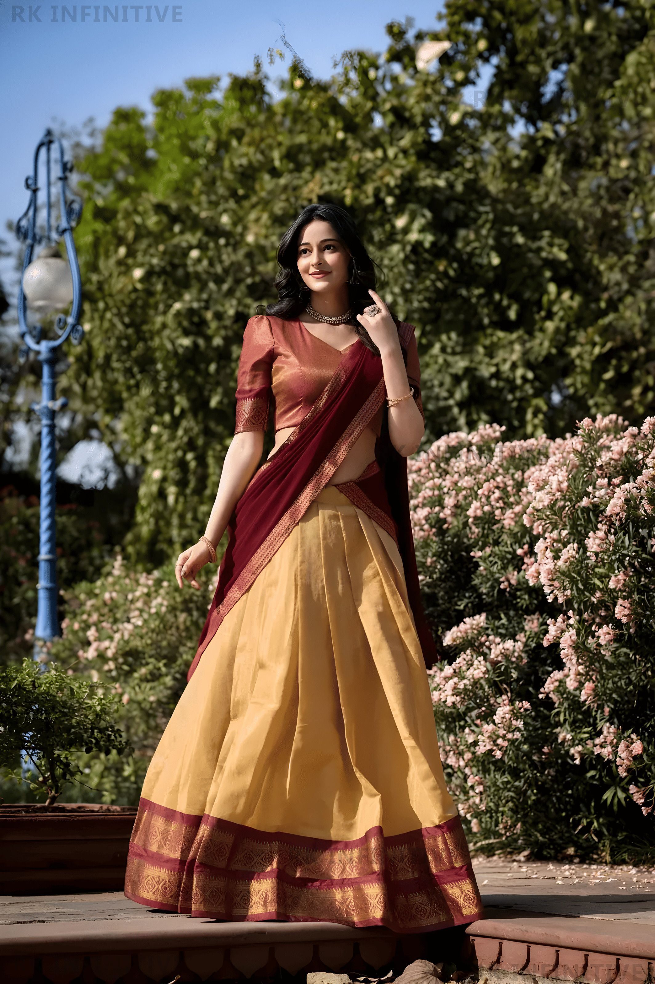pavitraa sarees Solid Semi Stitched Lehenga Choli-picture-38