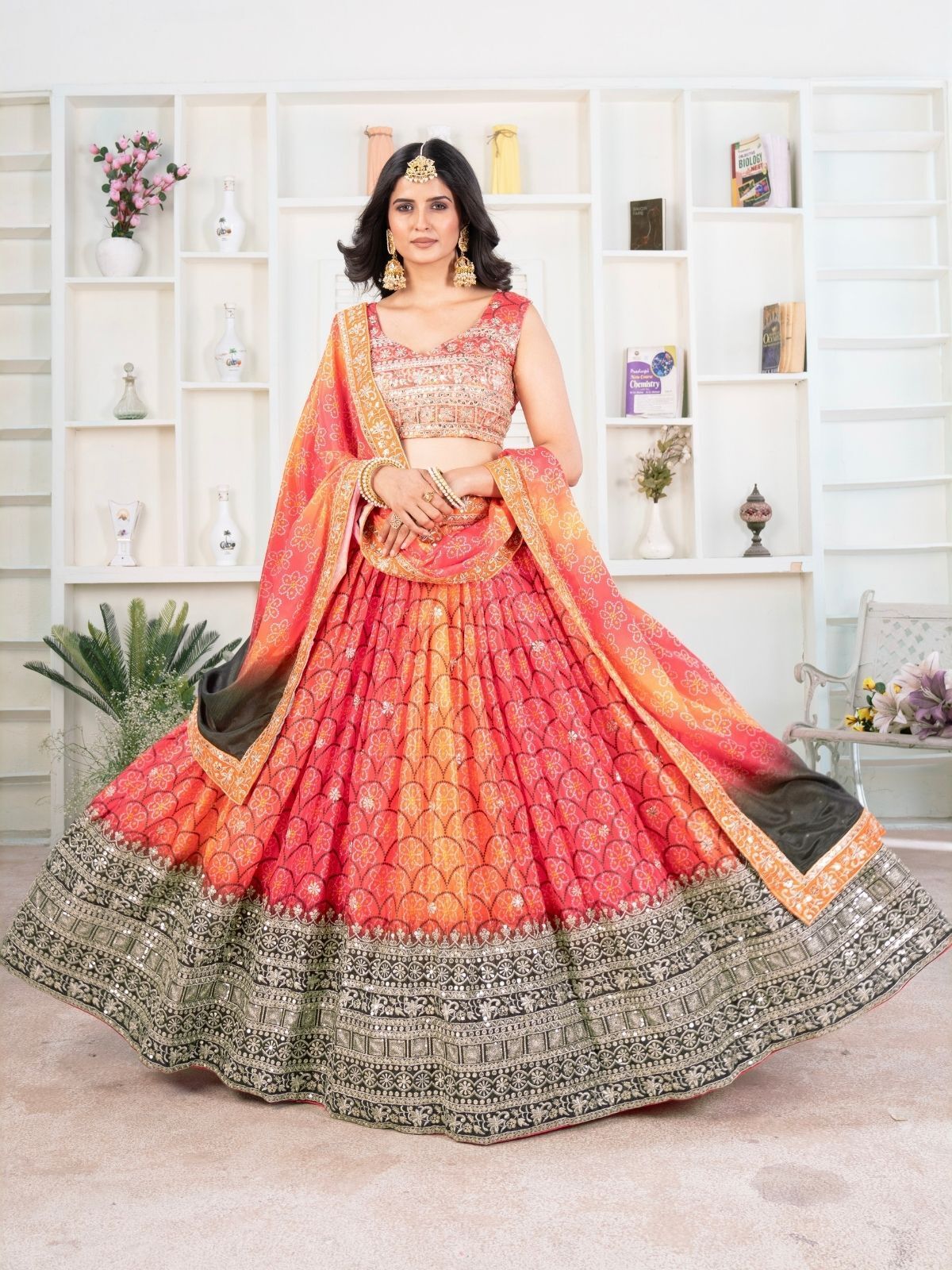 odette Embellished Semi Stitched Lehenga Choli-picture-35