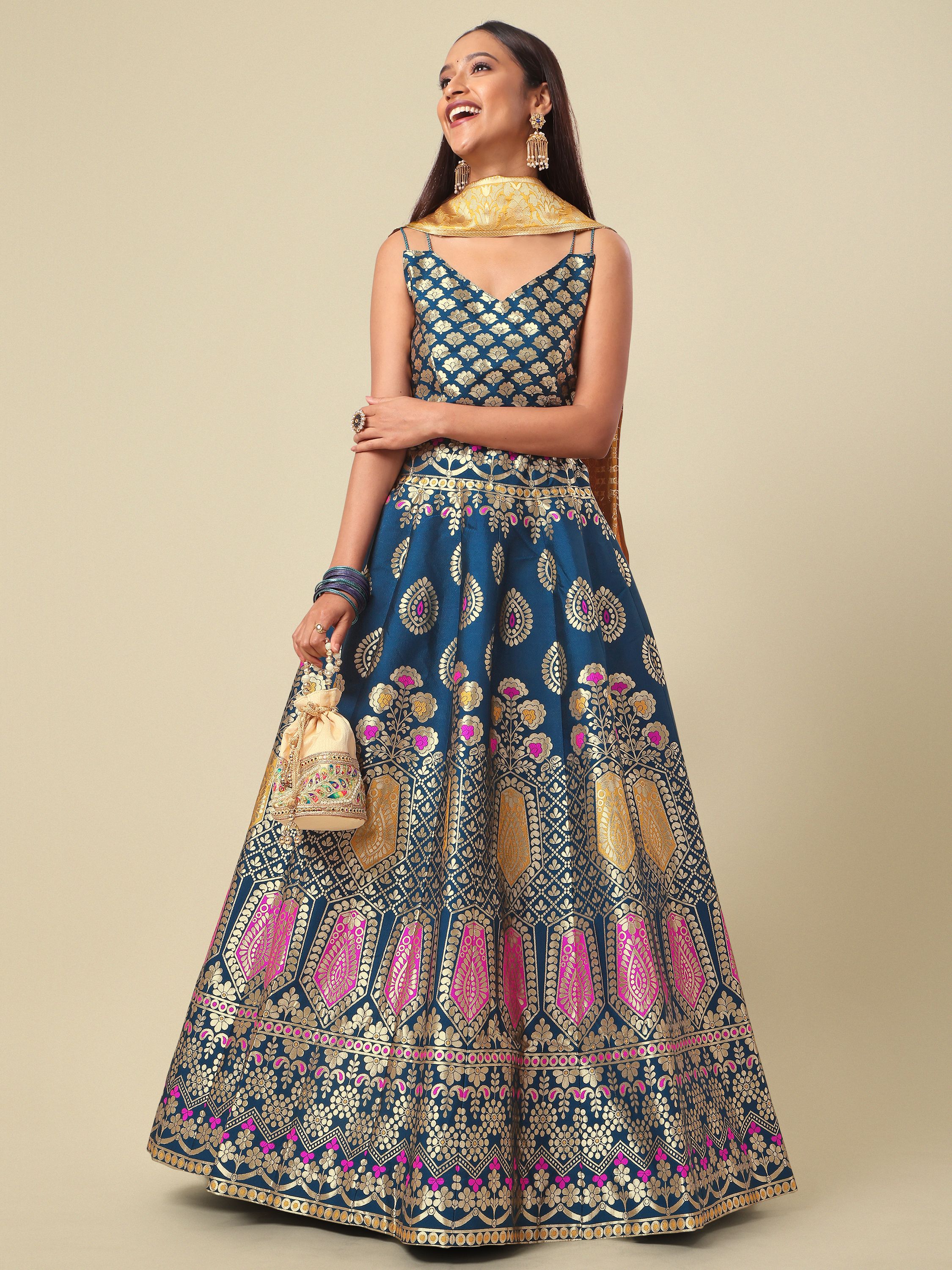 Embellished Semi Stitched Lehenga Choli-image-20