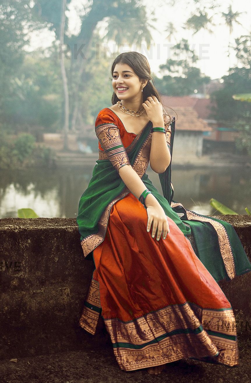 pavitraa sarees Solid Semi Stitched Lehenga Choli-picture-25