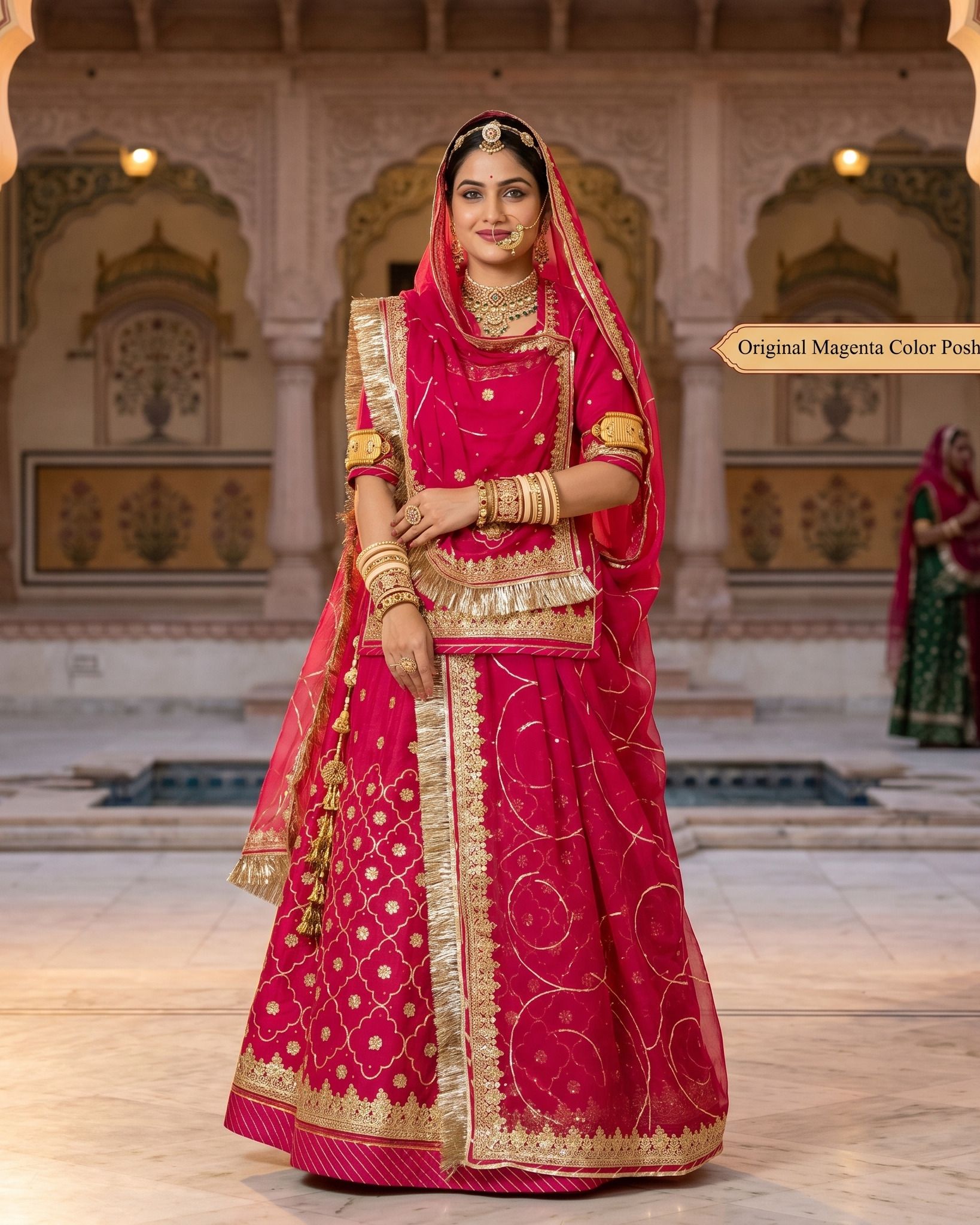 mantushti Embroidered Semi Stitched Rajputi Poshak-picture-22