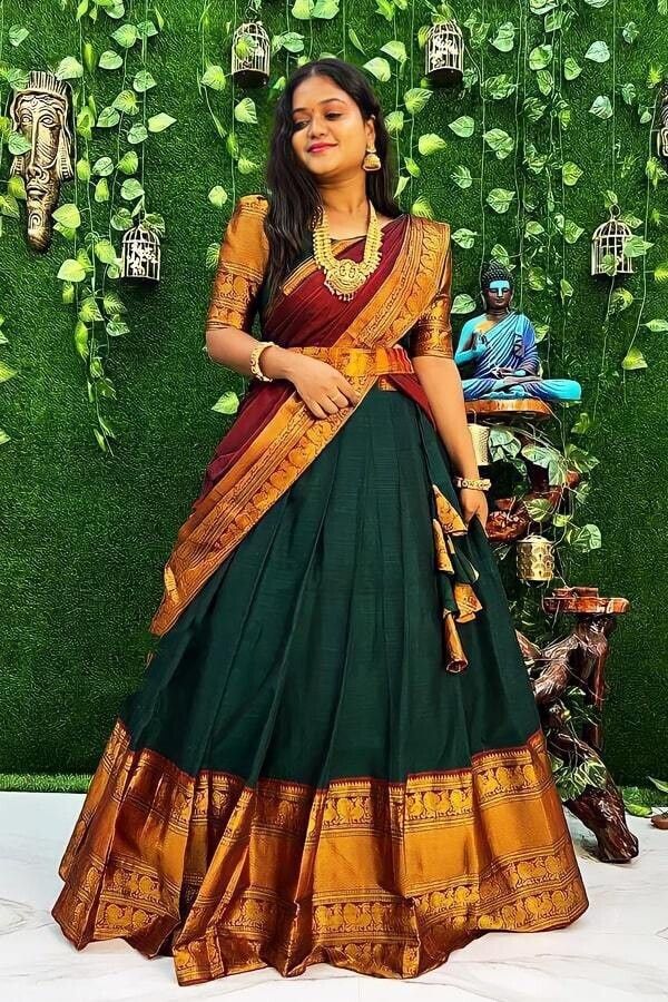 fabcartz Embellished Semi Stitched Lehenga Choli-picture-13