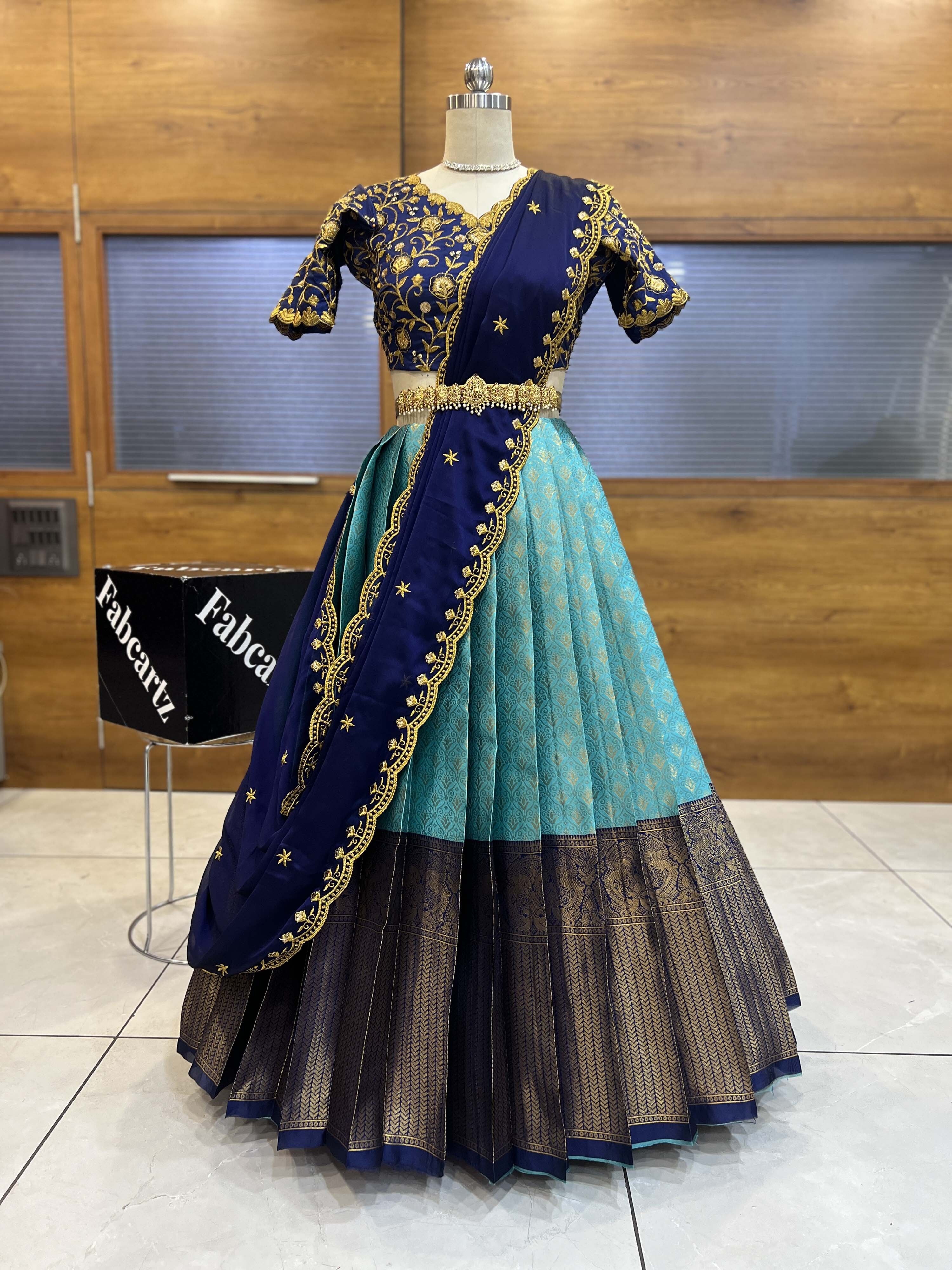 payu Self Design Semi Stitched Lehenga Choli-picture-24