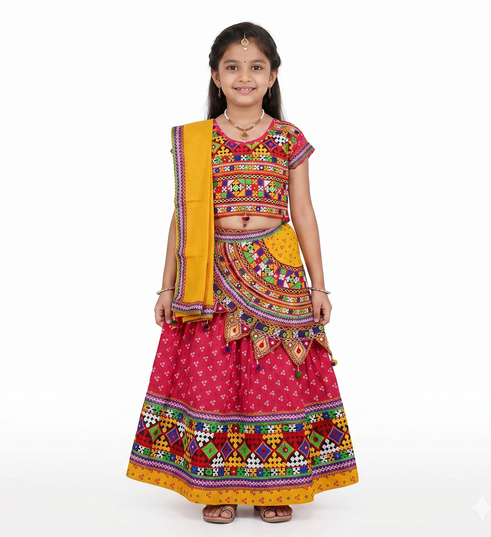 costumesphere Embroidered Stitched Lehenga Choli-picture-21
