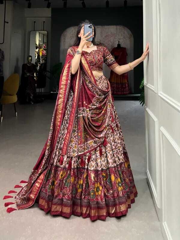aayushyam enterprise Printed Semi Stitched Lehenga Choli-picture-26