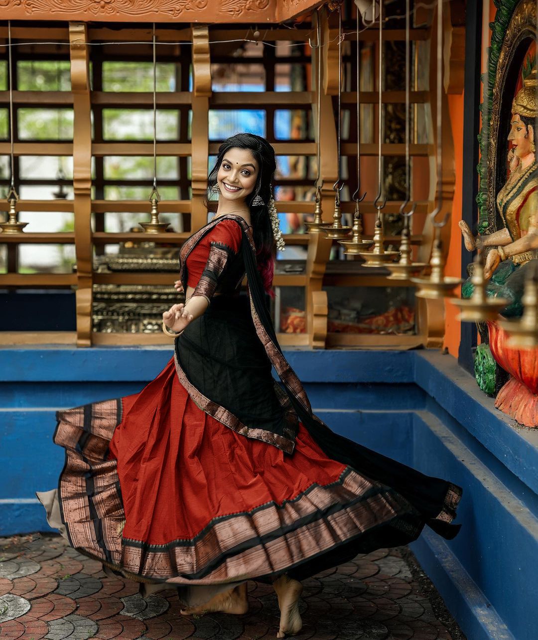 pavitraa sarees Solid Semi Stitched Lehenga Choli-picture-33