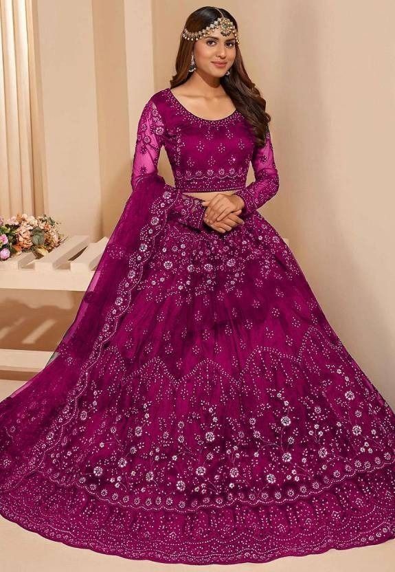 divastri Embroidered Semi Stitched Lehenga Choli-picture-28