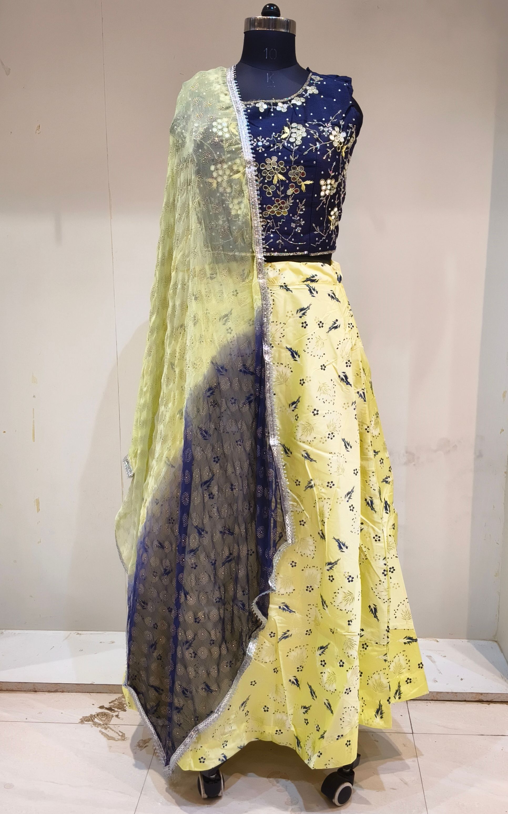Embroidered Stitched Lehenga Choli-image-43
