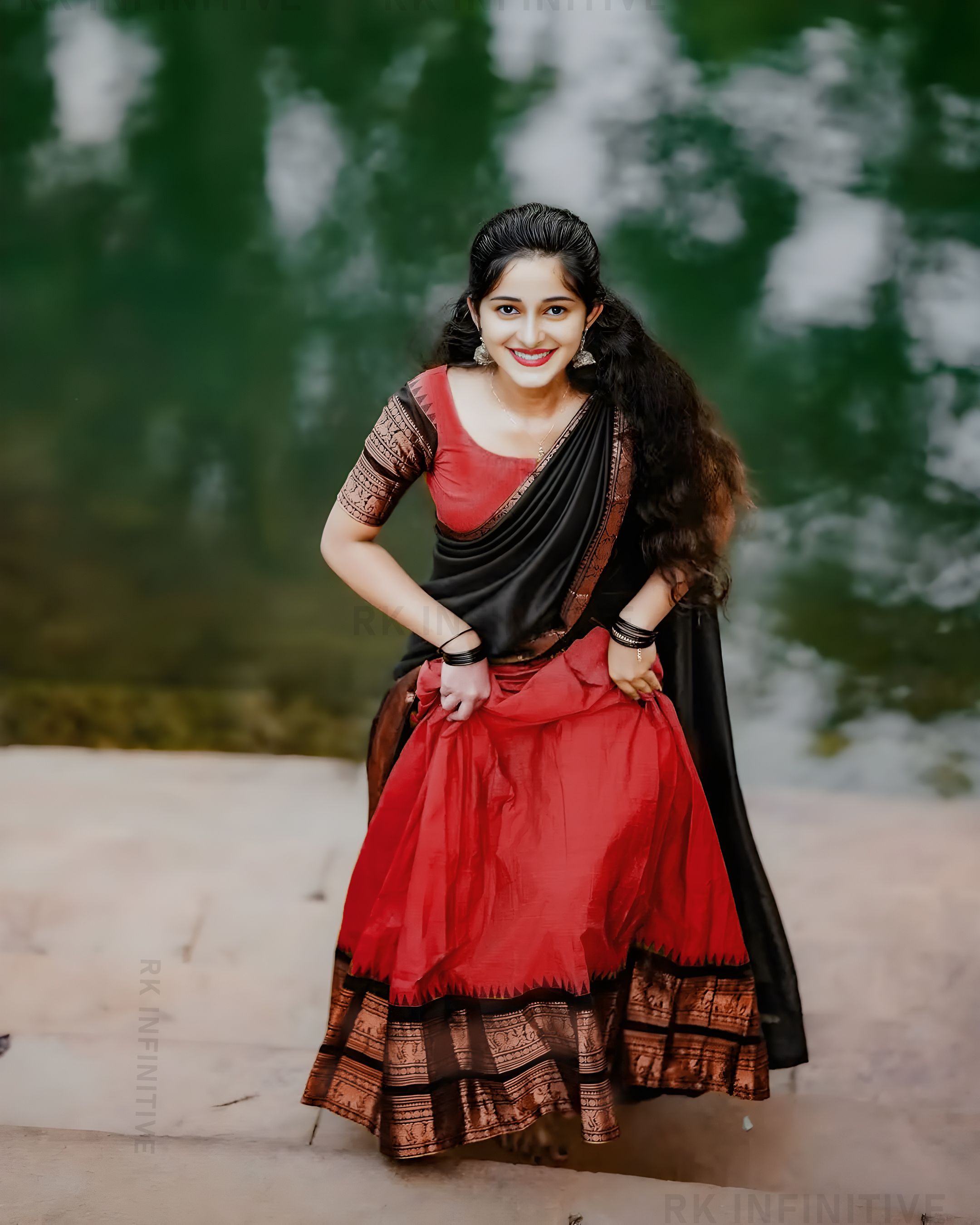 pavitraa sarees Solid Semi Stitched Lehenga Choli-picture-31