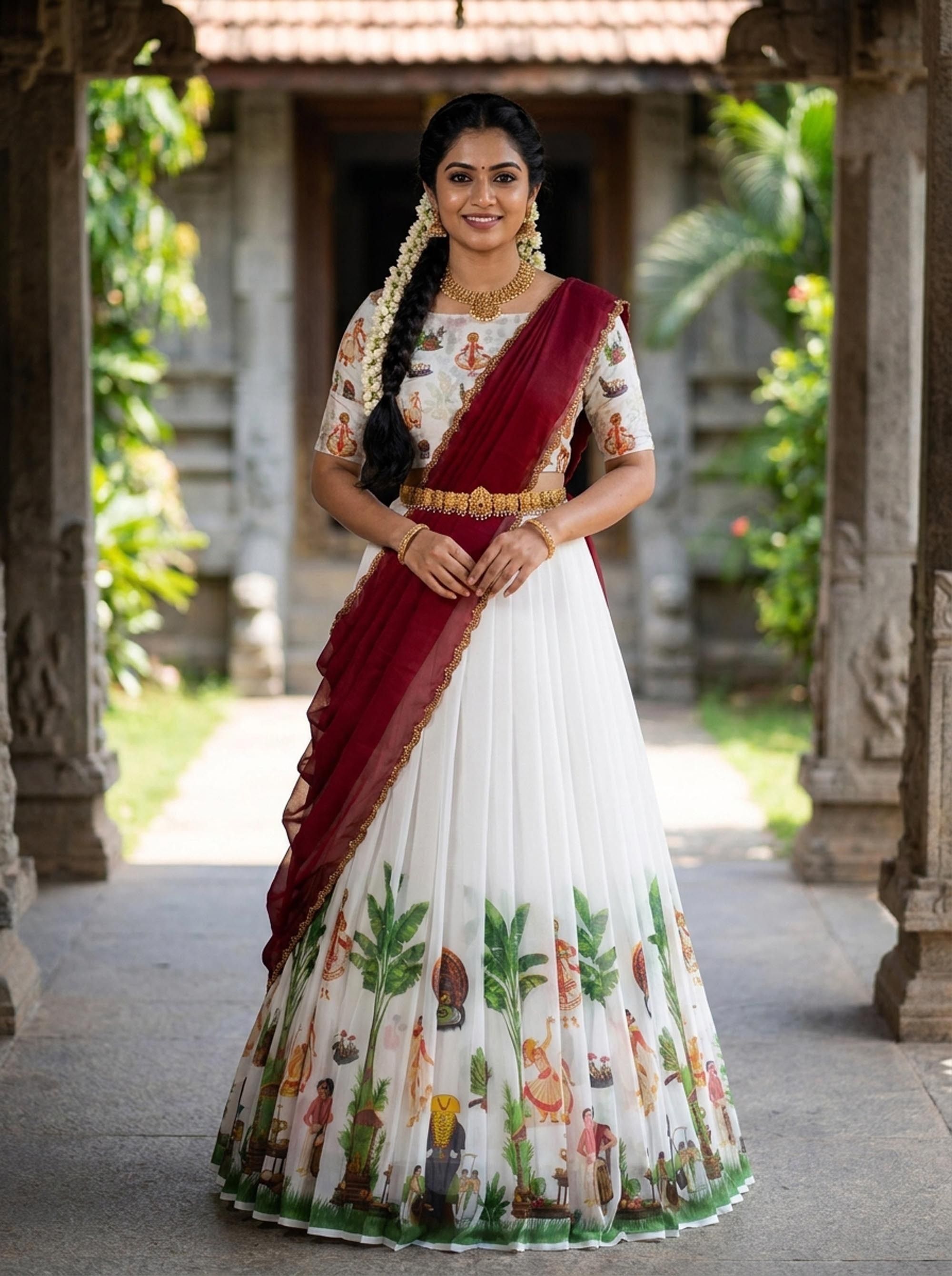 payu Printed Semi Stitched Lehenga Choli-picture-19