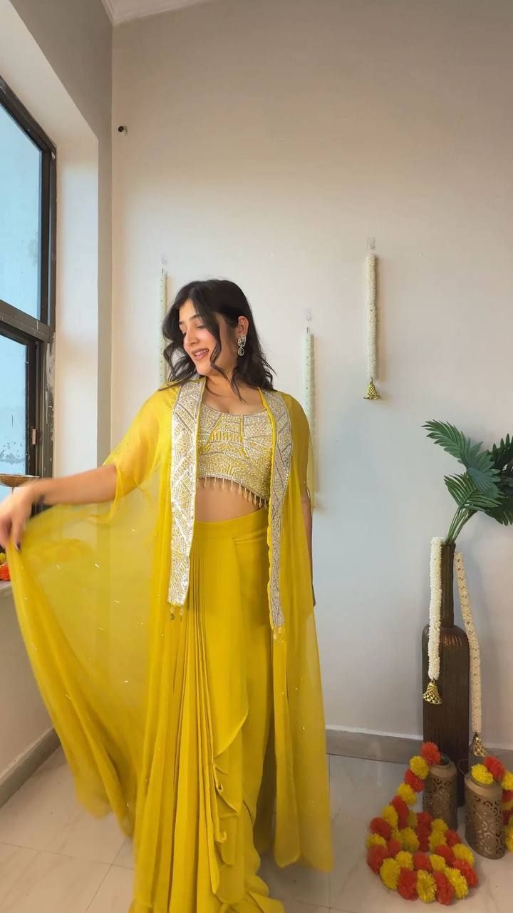 niya Embroidered Stitched Lehenga & Crop Top-picture-19