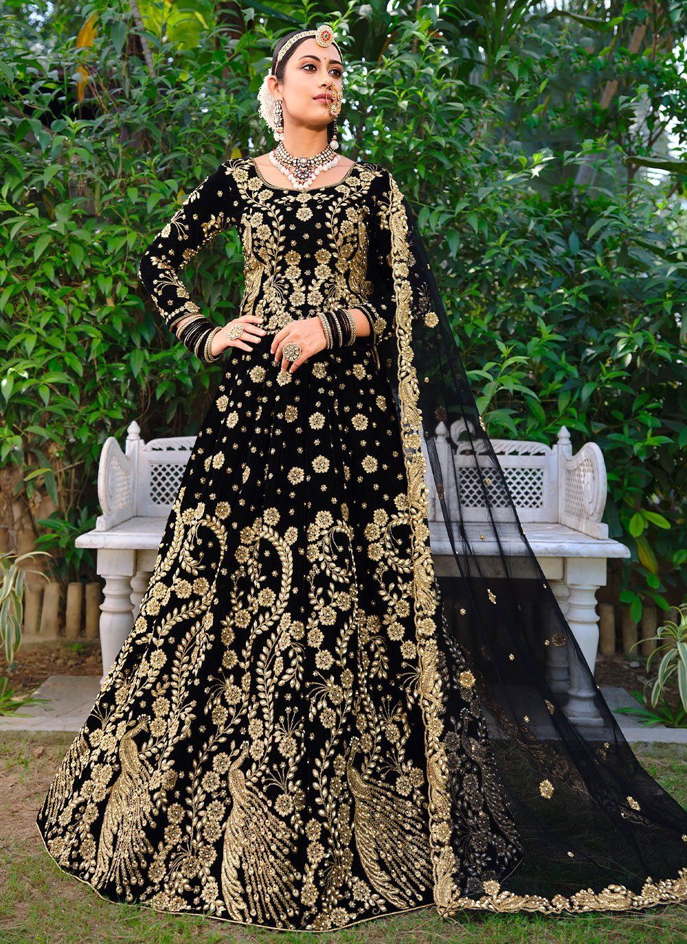 fashion filament – live your fashion Embroidered Semi Stitched Lehenga Choli-picture-22