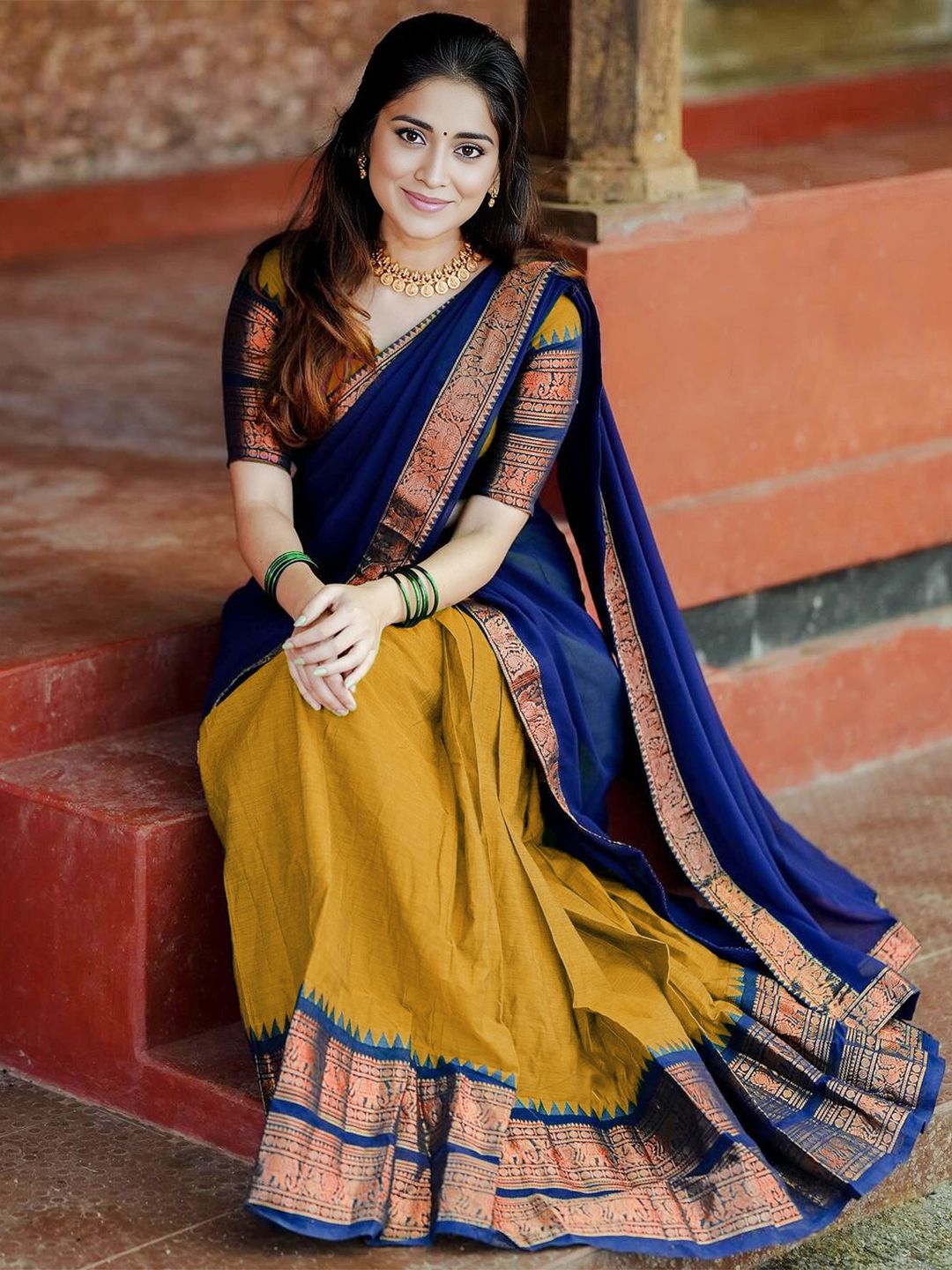 Solid Semi Stitched Lehenga Choli-image-34