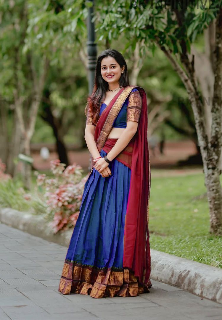 pavitraa sarees Solid Semi Stitched Lehenga Choli-picture-29